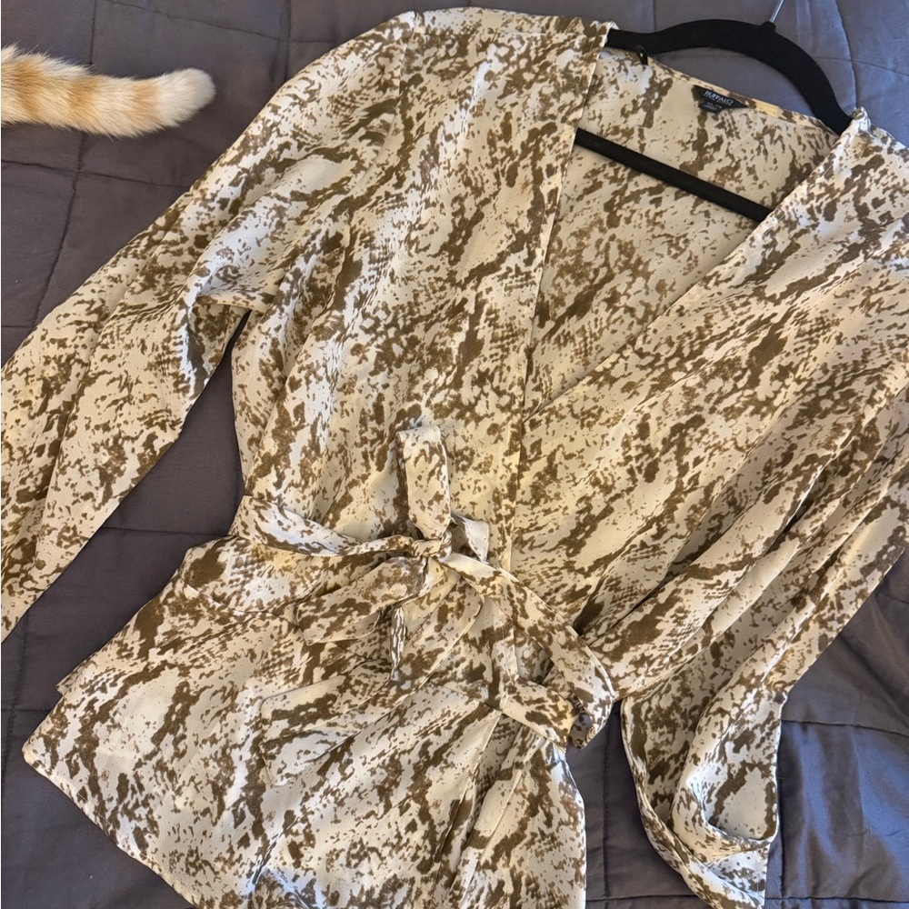 Buffalo David Bitton Patterned Blouse - image 1